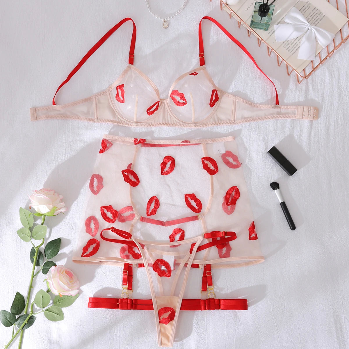 Red Lips Lingerie