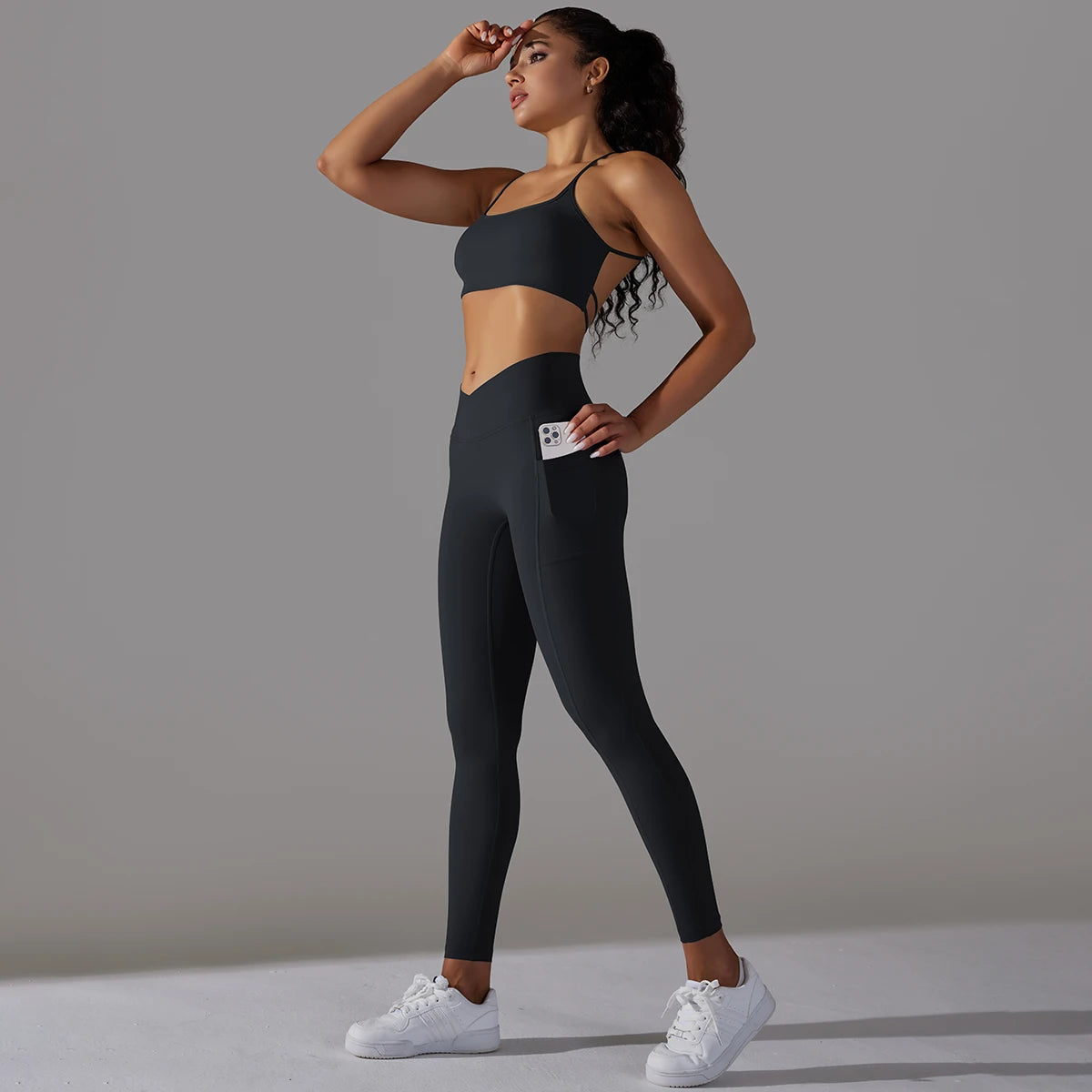 Super Leggings With Pockets & Sports Bra